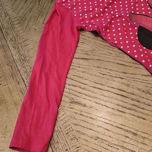 Disney Minnie Mouse Long Sleeve Pj Top Size M - Picture 4 of 9